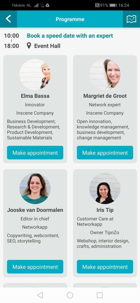 Boek speeddate met expert voorbeeld